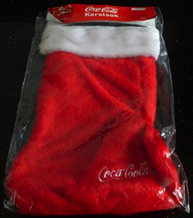 4009-8 € 5,00 coca cola kerstsok rood wit